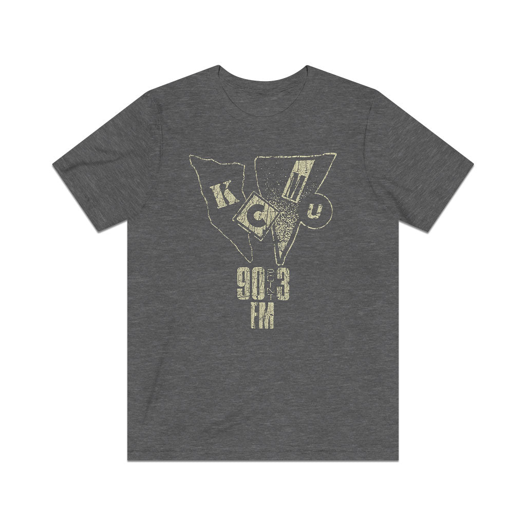 KCMU 90.3 FM Seattle 1972 Vintage Men's T-Shirt