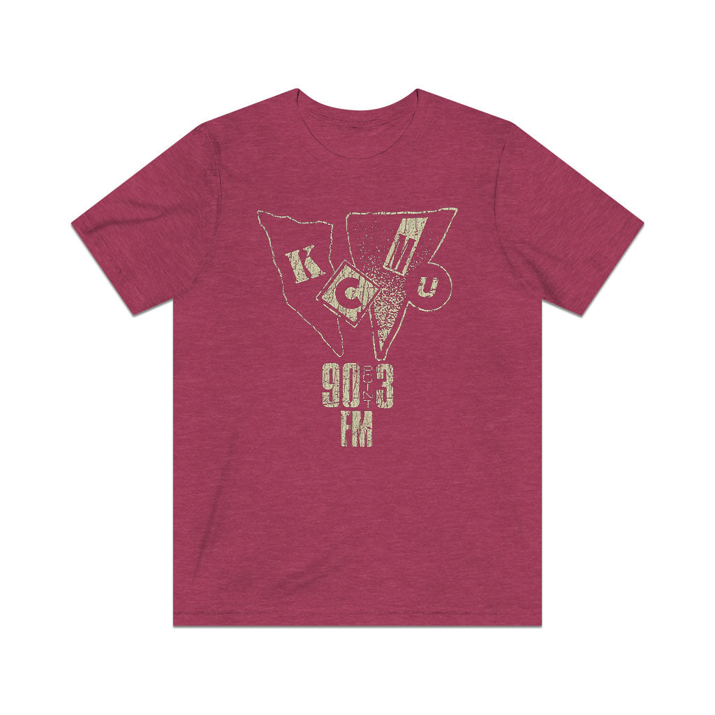 KCMU 90.3 FM Seattle 1972 Vintage Men's T-Shirt
