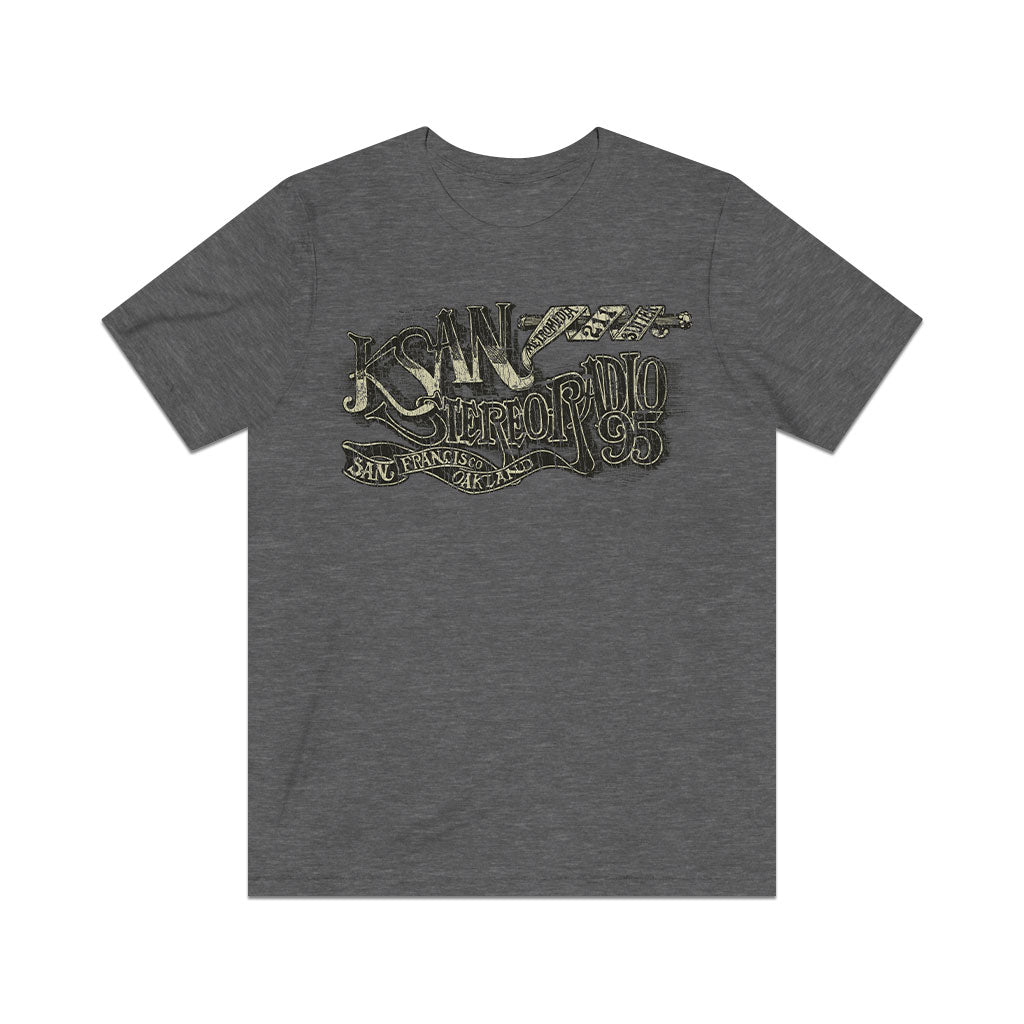 KSAN Stereo Radio 95 1968 Vintage Men's T-Shirt