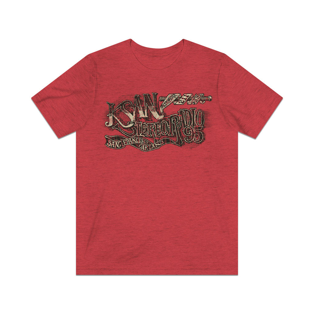 KSAN Stereo Radio 95 1968 Vintage Men's T-Shirt