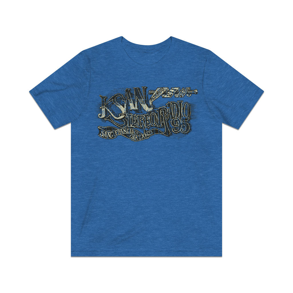 KSAN Stereo Radio 95 1968 Vintage Men's T-Shirt