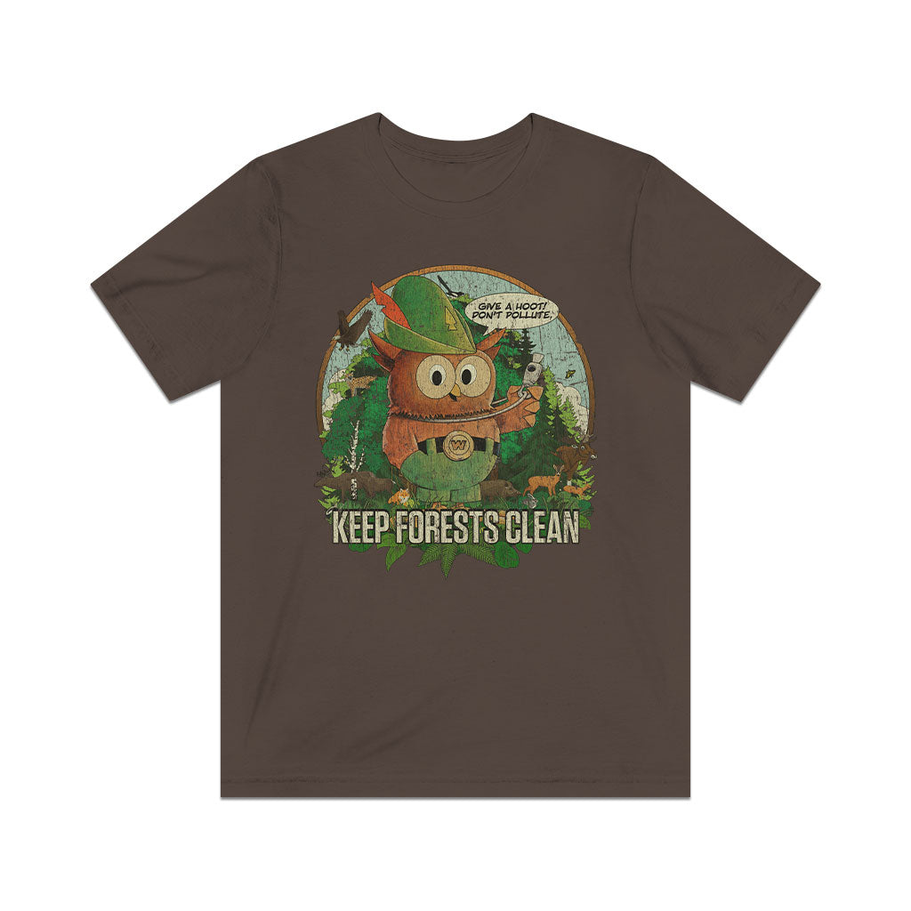 Keep Forests Clean 1971 Vintage Men's T-Shirt