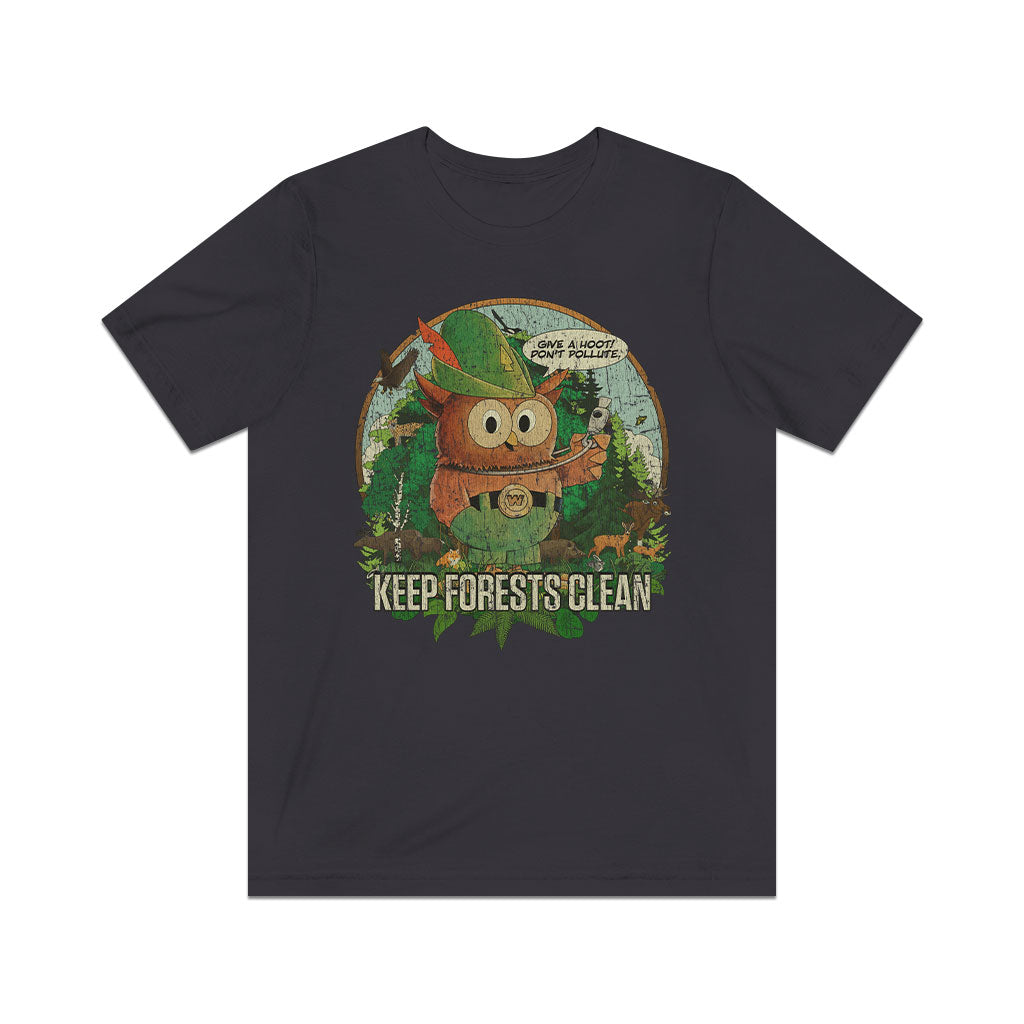 Keep Forests Clean 1971 Vintage Men's T-Shirt