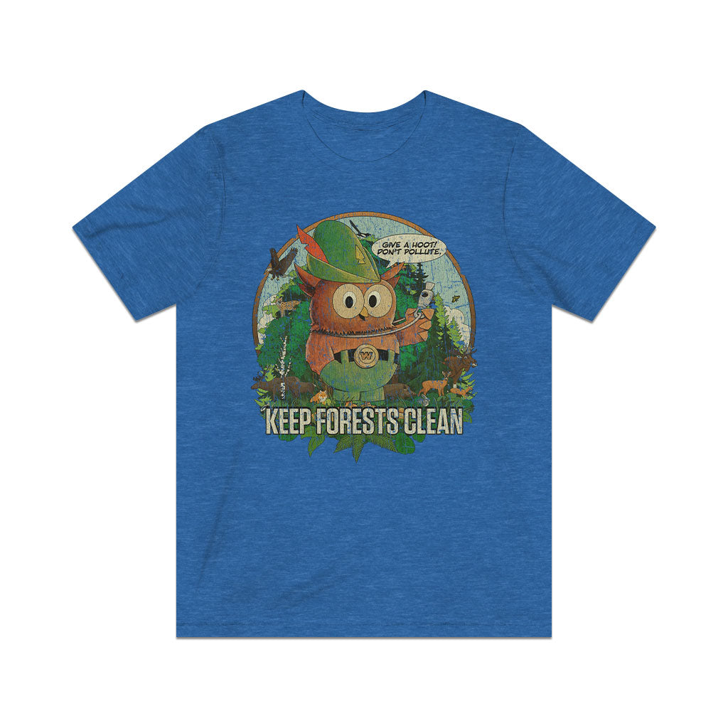 Keep Forests Clean 1971 Vintage Men's T-Shirt