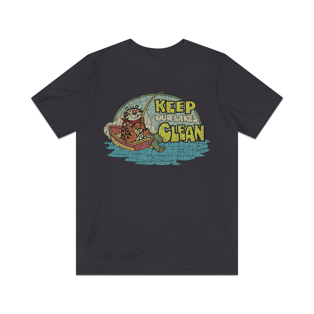 Keep Our Lakes Clean 1973 Vintage Men's T-Shirt