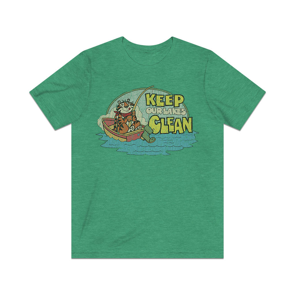Keep Our Lakes Clean 1973 Vintage Men's T-Shirt