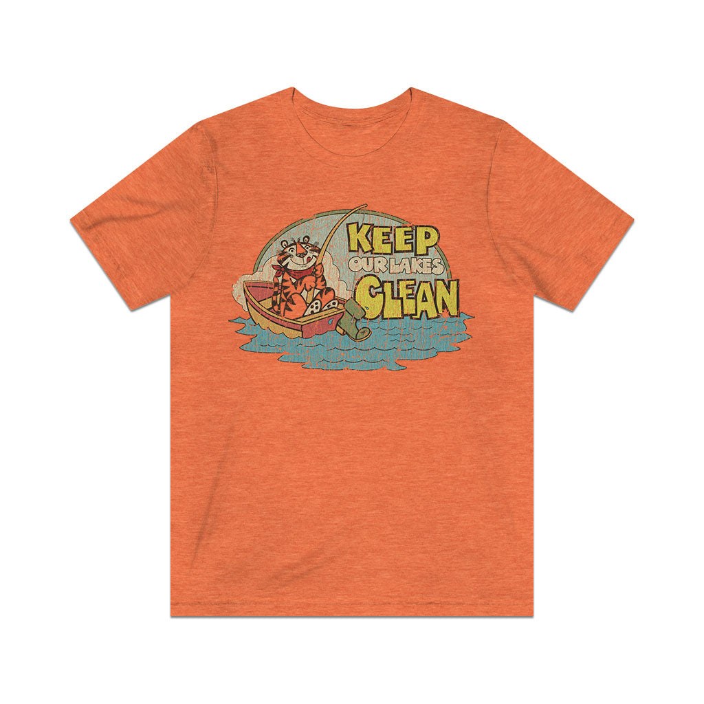 Keep Our Lakes Clean 1973 Vintage Men's T-Shirt