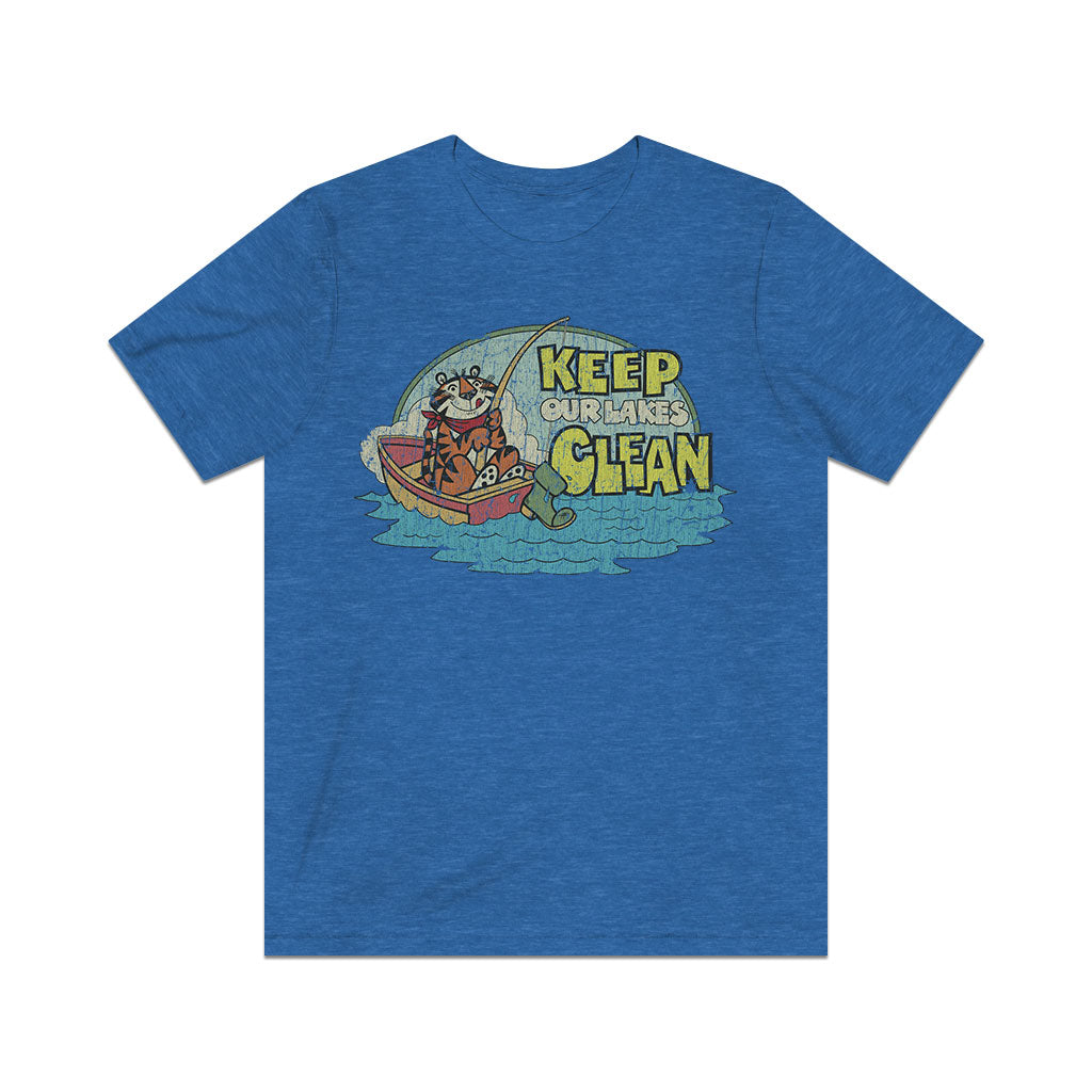 Keep Our Lakes Clean 1973 Vintage Men's T-Shirt