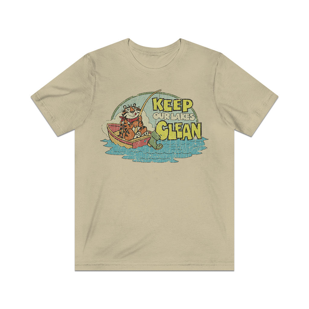 Keep Our Lakes Clean 1973 Vintage Men's T-Shirt