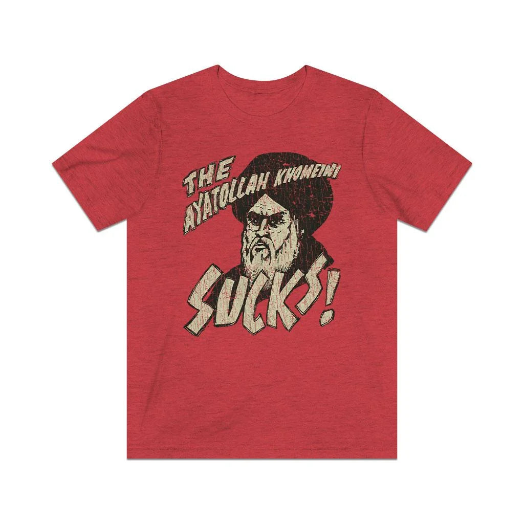 Khomeini Sucks 1979 Vintage Men's T-Shirt