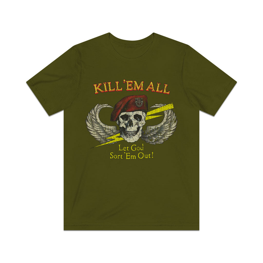 Kill 'Em All 1986 Vintage Men's T-Shirt
