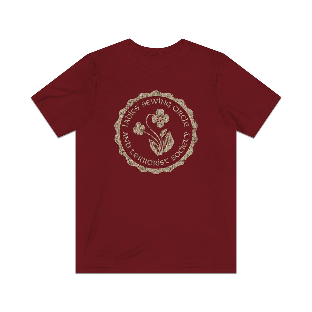 Ladies Sewing Circle and Terrorist Society 1974 Vintage Men's T-Shirt
