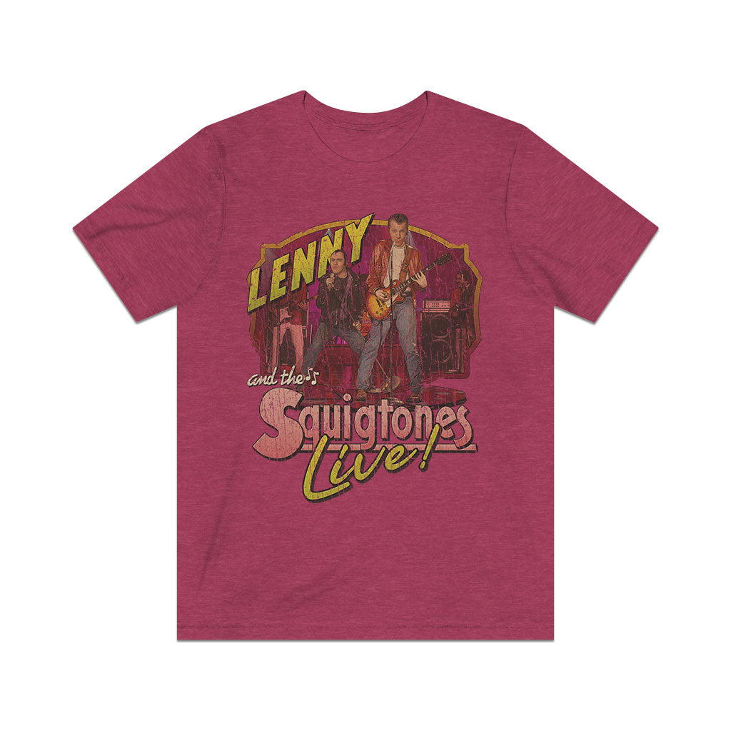 Lenny and The Squigtones Live 1979 Vintage Men's T-Shirt