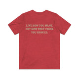 Live How You Want 1972 Vintage Men's T-Shirt