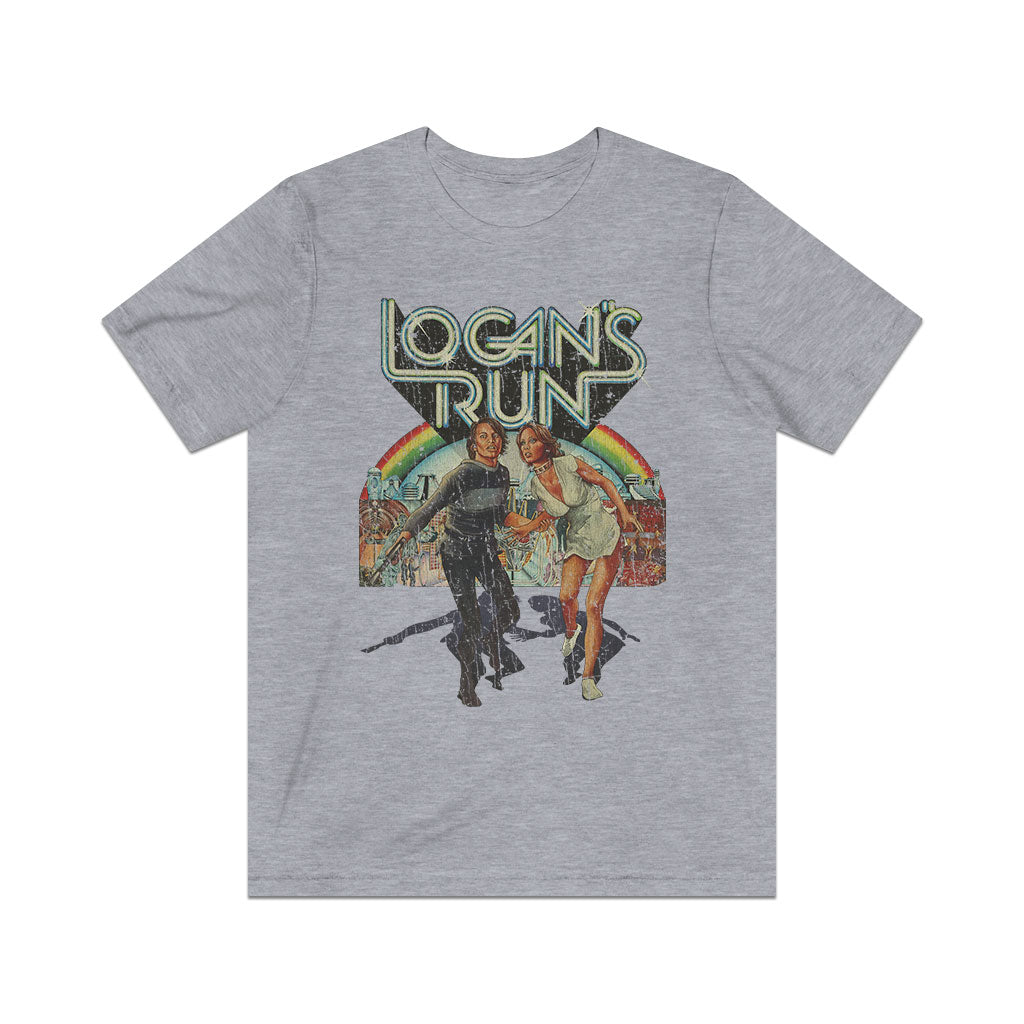 Logan's Run 1976 Vintage Men's T-Shirt - Dark Grey, XL