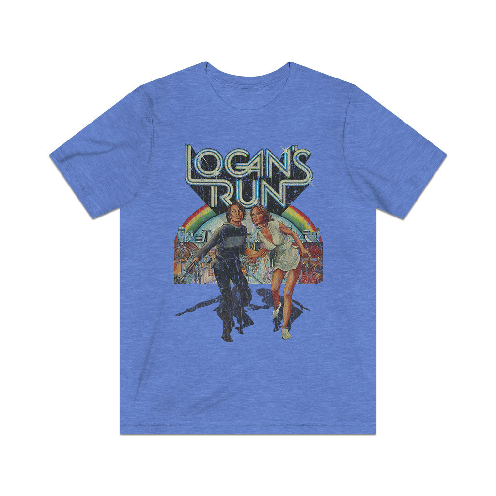 Logan's Run 1976 Vintage Men's T-Shirt - Dark Grey, XL