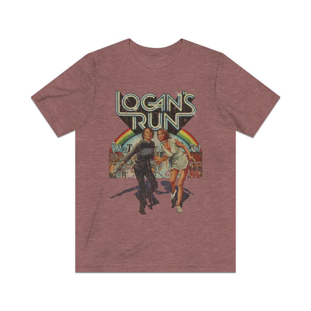 Logan's Run 1976 Vintage Men's T-Shirt - Dark Grey, XL