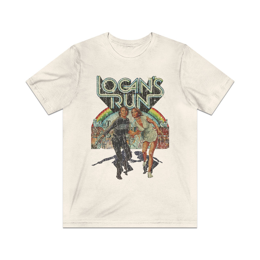 Logan's Run 1976 Vintage Men's T-Shirt - Dark Grey, XL