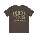 Lonestar Livestock Transport 1982 Vintage Men's T-Shirt