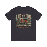 Lonestar Livestock Transport 1982 Vintage Men's T-Shirt