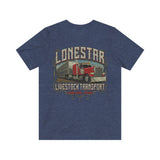 Lonestar Livestock Transport 1982 Vintage Men's T-Shirt