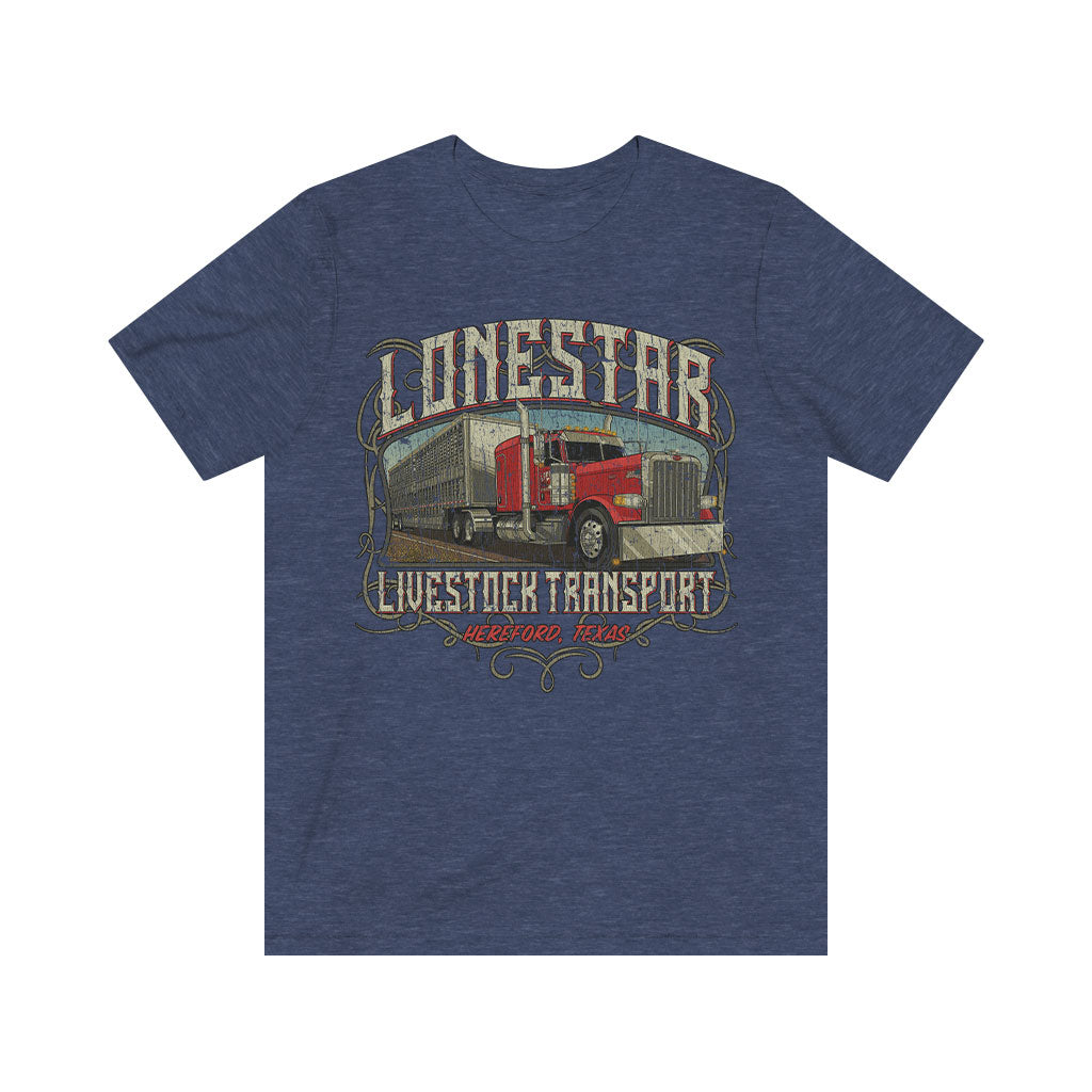 Lonestar Livestock Transport 1982 Vintage Men's T-Shirt