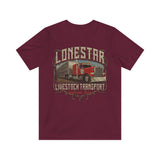 Lonestar Livestock Transport 1982 Vintage Men's T-Shirt