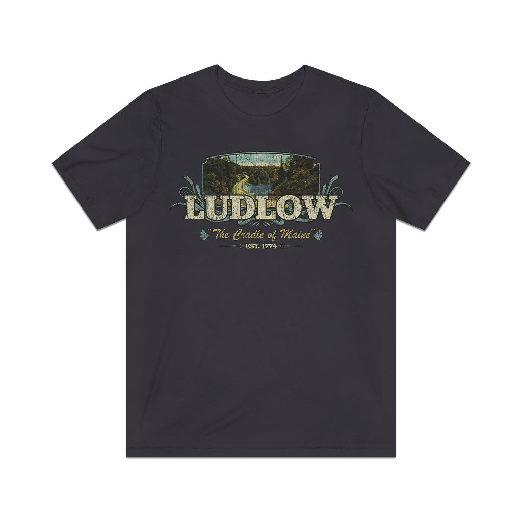 Ludlow The Cradle of Maine 1774 Vintage Men's T-Shirt