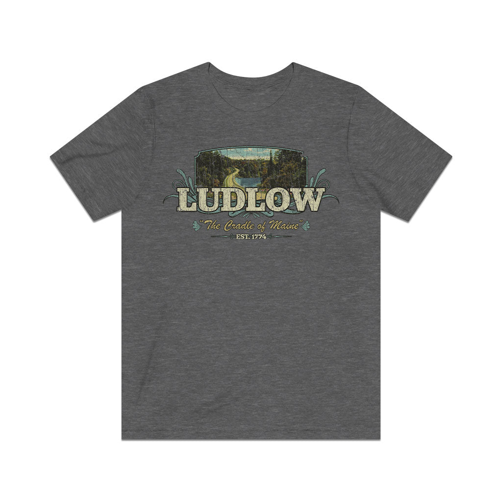 Ludlow The Cradle of Maine 1774 Vintage Men's T-Shirt