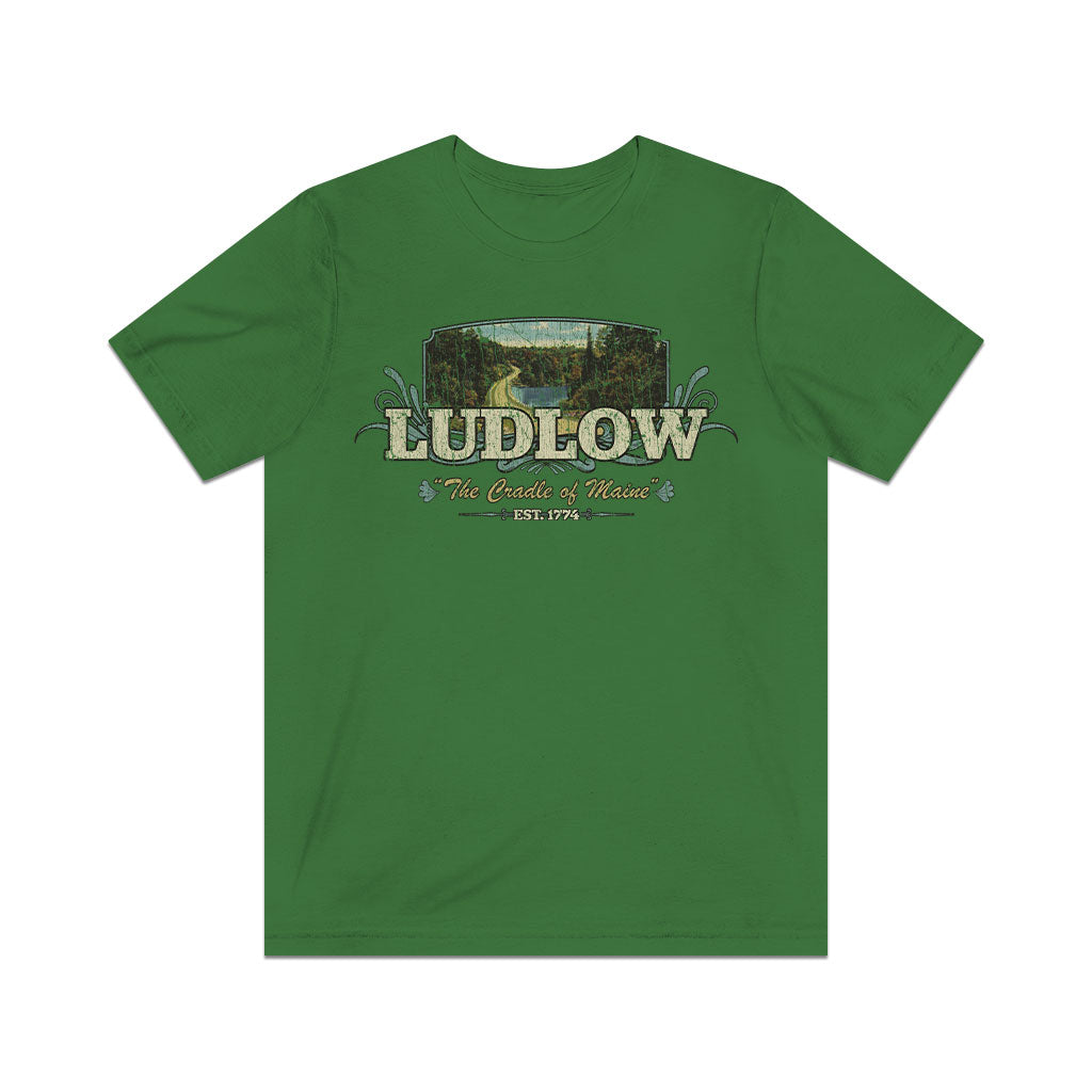 Ludlow The Cradle of Maine 1774 Vintage Men's T-Shirt