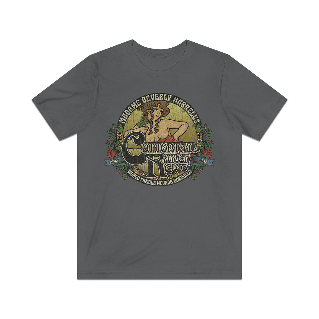 Madam Beverly Harrell's Cottontail Ranch Club 1967 Vintage Men's T-Shirt