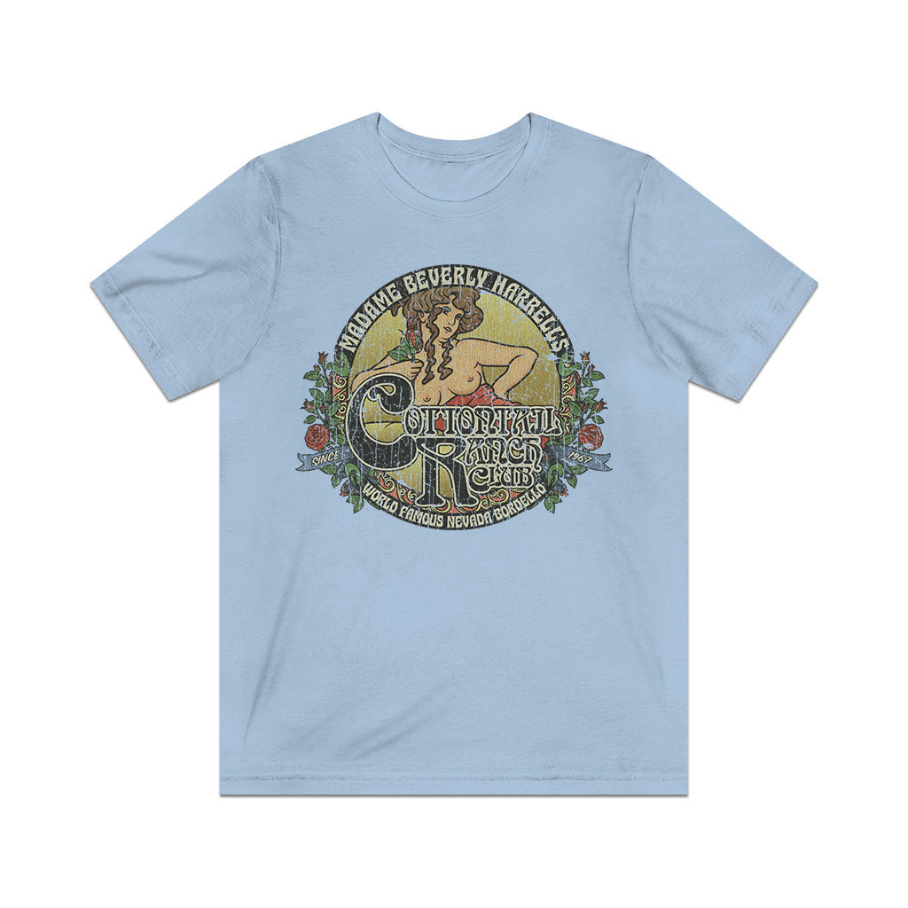 Madam Beverly Harrell's Cottontail Ranch Club 1967 Vintage Men's T-Shirt