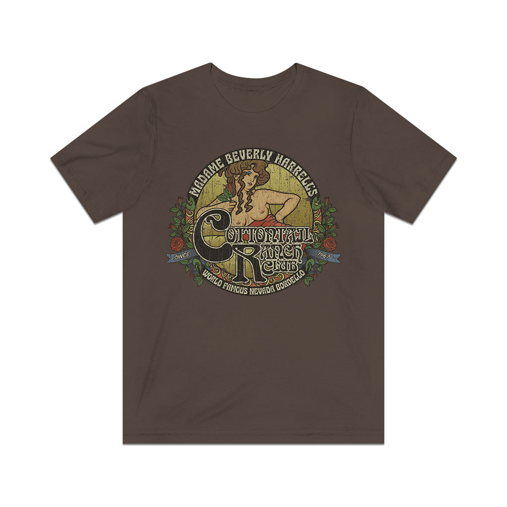 Madam Beverly Harrell's Cottontail Ranch Club 1967 Vintage Men's T-Shirt