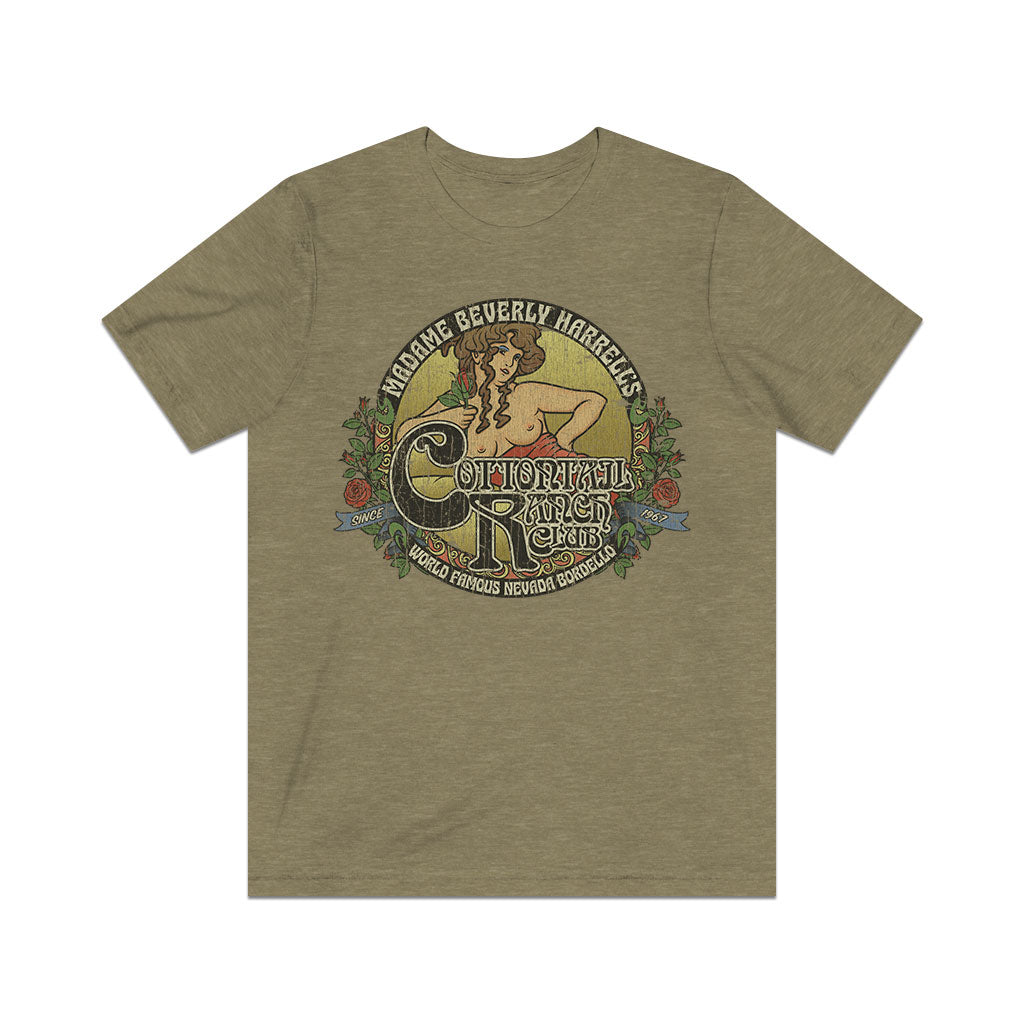 Madam Beverly Harrell's Cottontail Ranch Club 1967 Vintage Men's T-Shirt