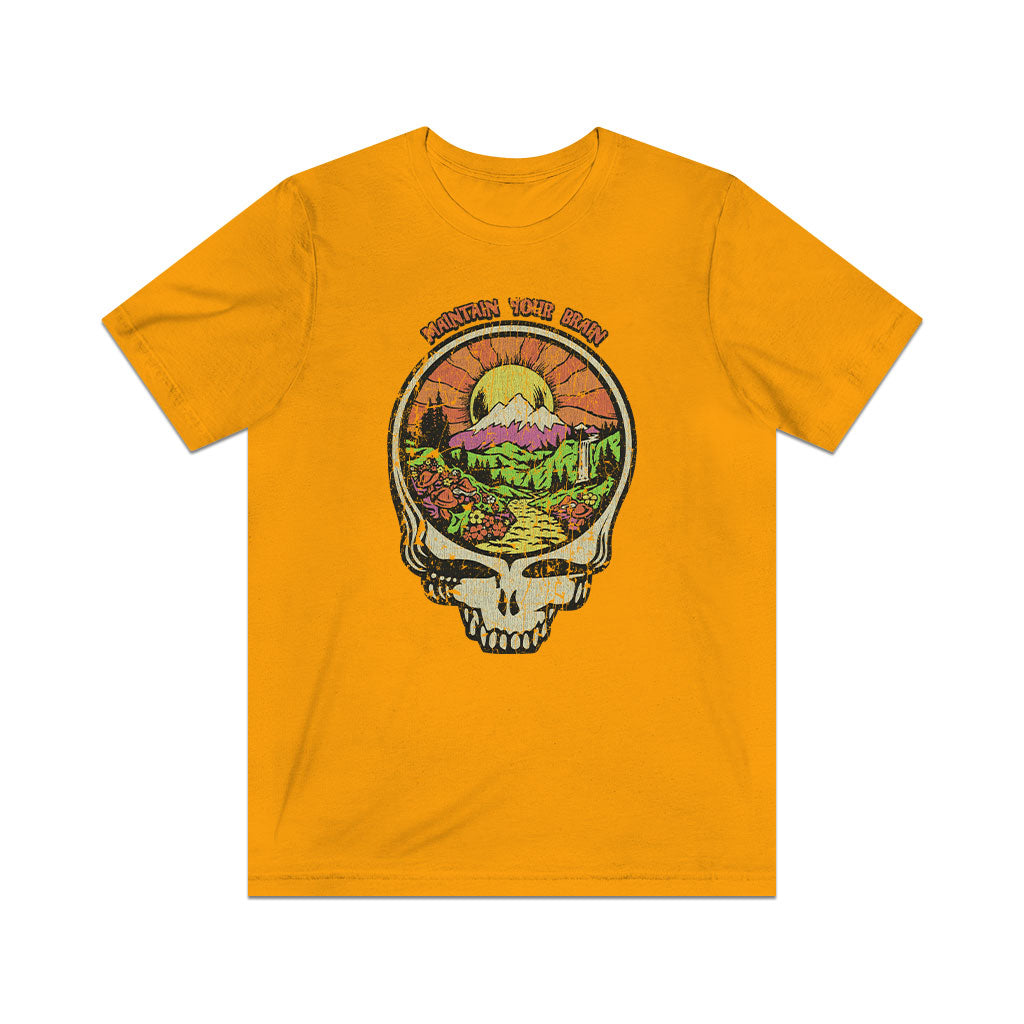 Maintain Your Brain 1986 Vintage Men's T-Shirt