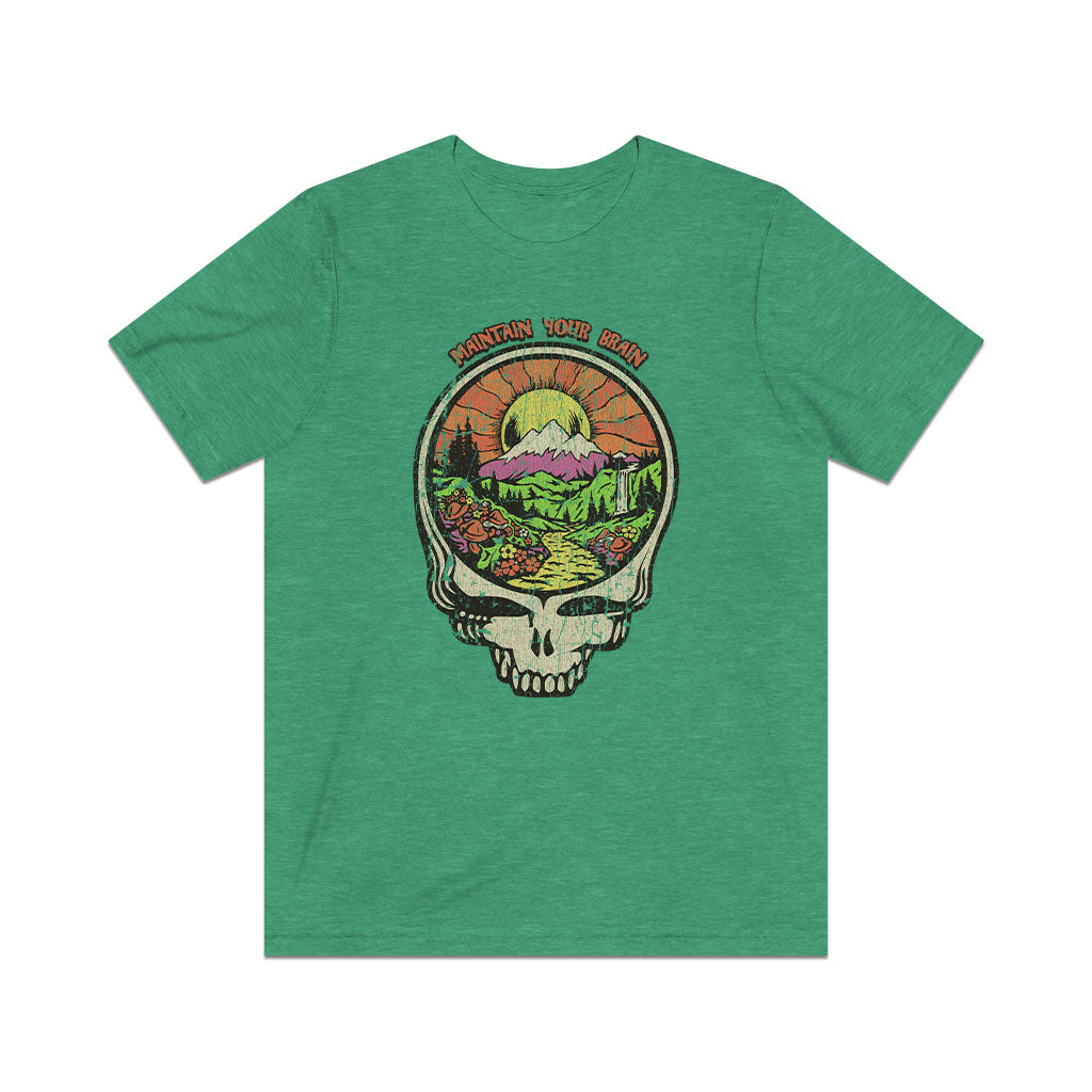 Maintain Your Brain 1986 Vintage Men's T-Shirt