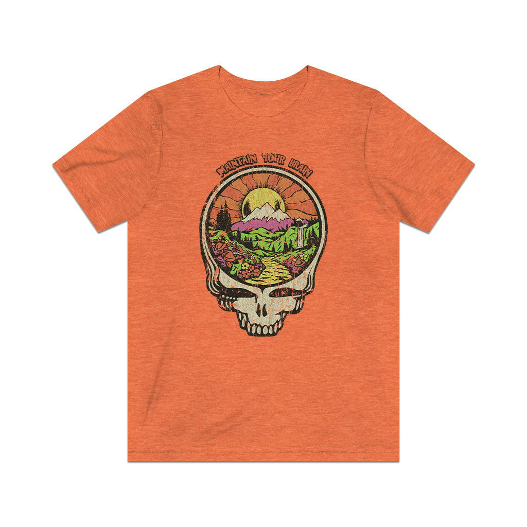 Maintain Your Brain 1986 Vintage Men's T-Shirt