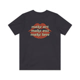 Make Art. Make Out. Make Love. 1971 Vintage Men's T-Shirt