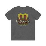 McDowell’s Big Mick Plaid 1988 Vintage Men's T-Shirt