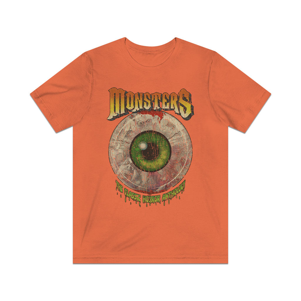 Monsters Horror Anthology Eyeball 1988 Vintage Men's T-Shirt