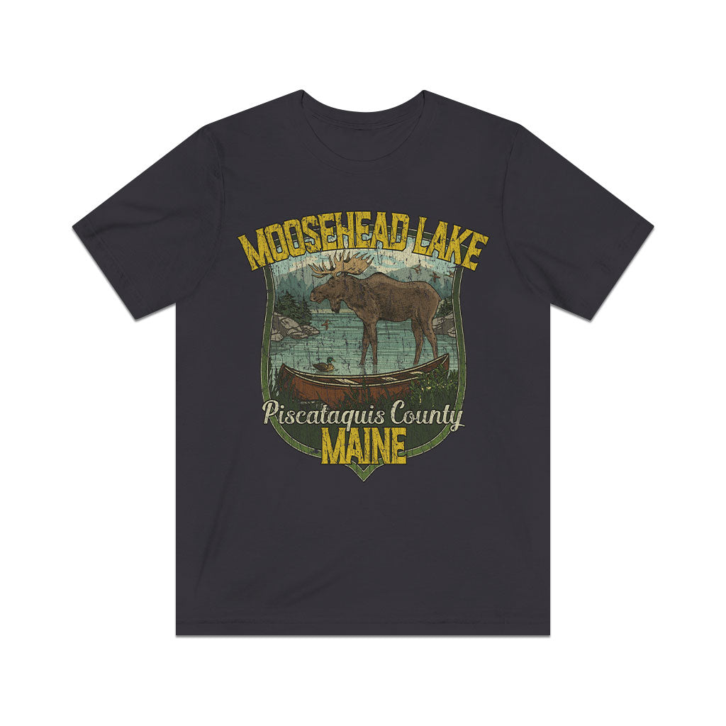 Moosehead Lake Maine 1827 Vintage Men's T-Shirt