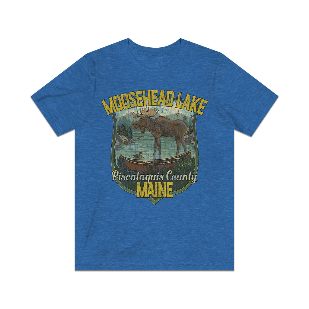 Moosehead Lake Maine 1827 Vintage Men's T-Shirt