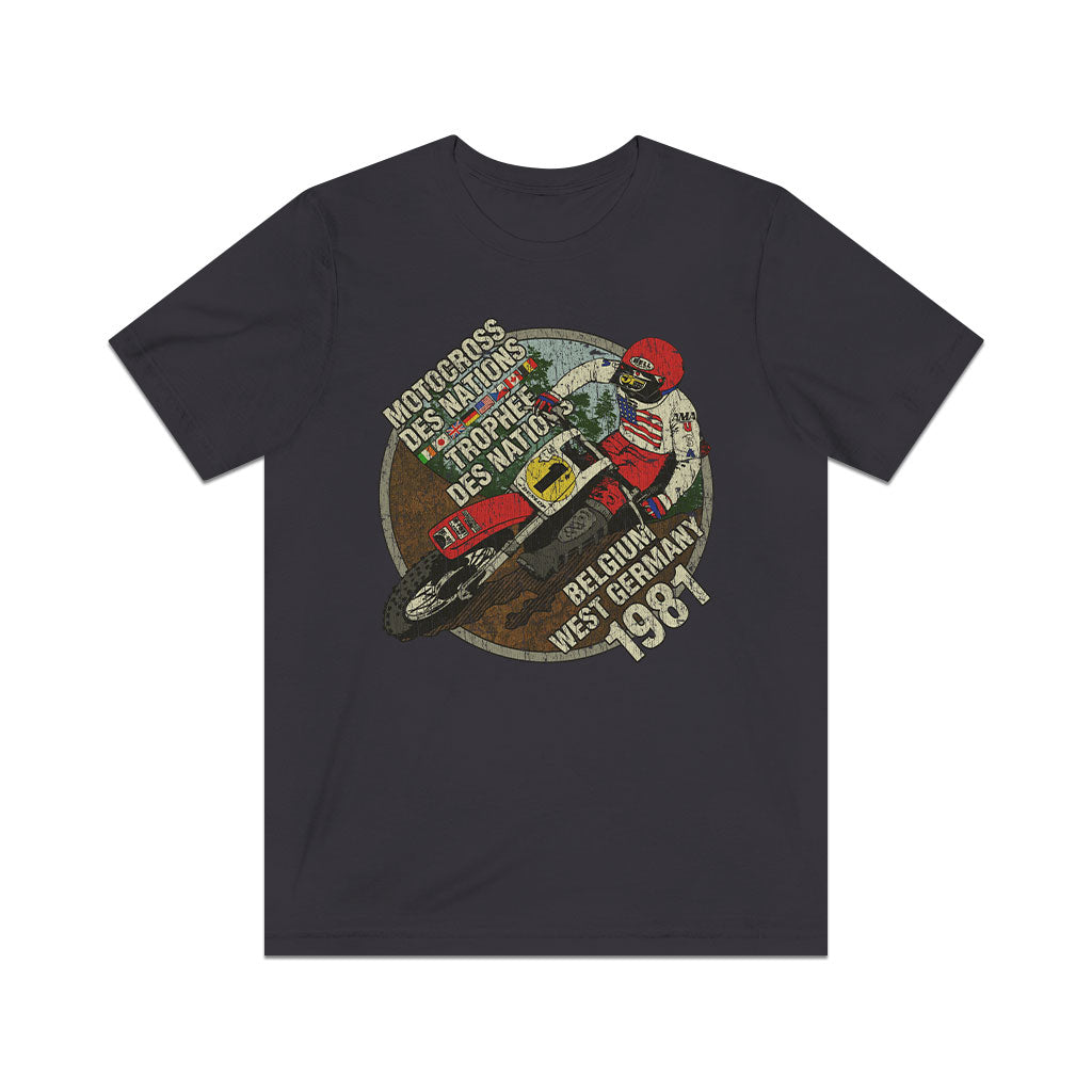Motocross des Nations 1981 Vintage Men's T-Shirt