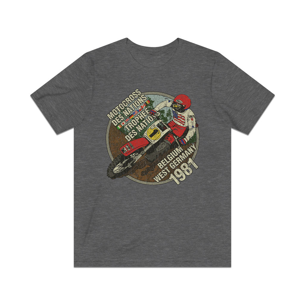 Motocross des Nations 1981 Vintage Men's T-Shirt