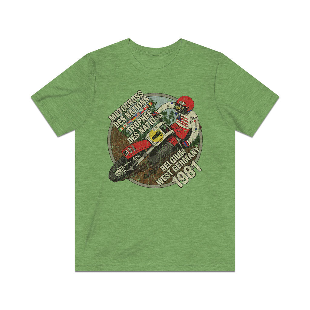 Motocross des Nations 1981 Vintage Men's T-Shirt