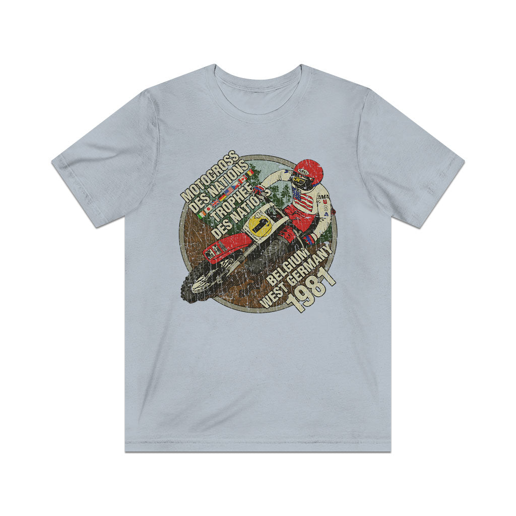 Motocross des Nations 1981 Vintage Men's T-Shirt