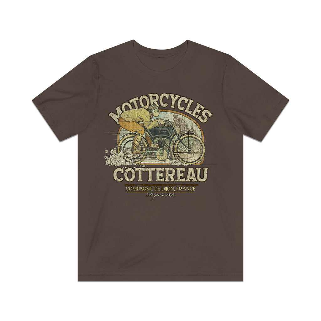 Motorcycles Cottereau 1891 Vintage Men's T-Shirt