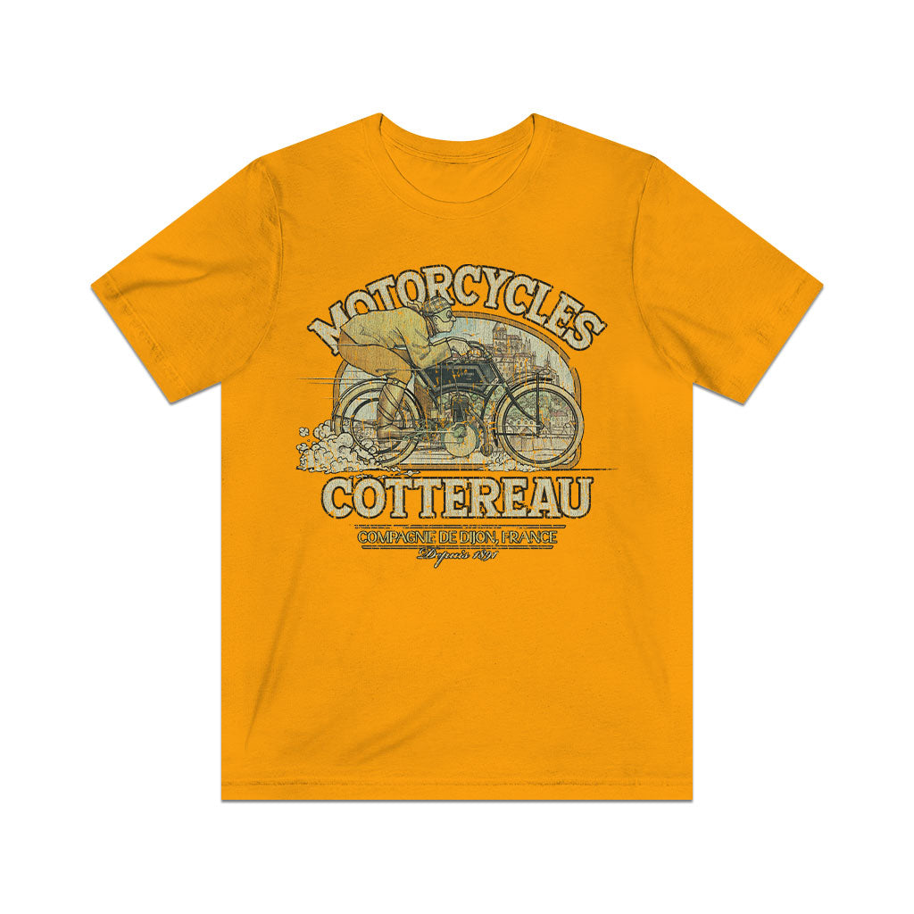 Motorcycles Cottereau 1891 Vintage Men's T-Shirt