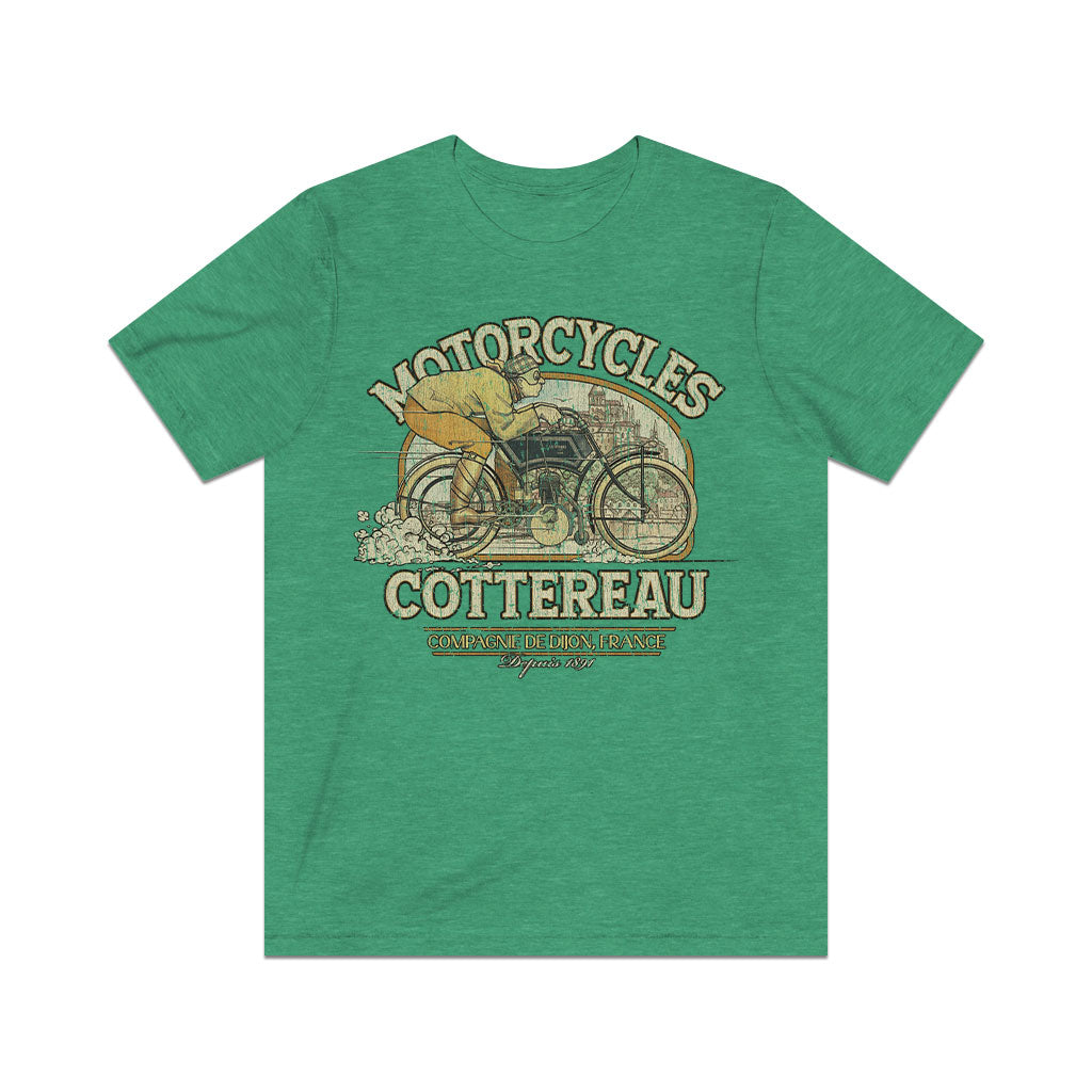 Motorcycles Cottereau 1891 Vintage Men's T-Shirt