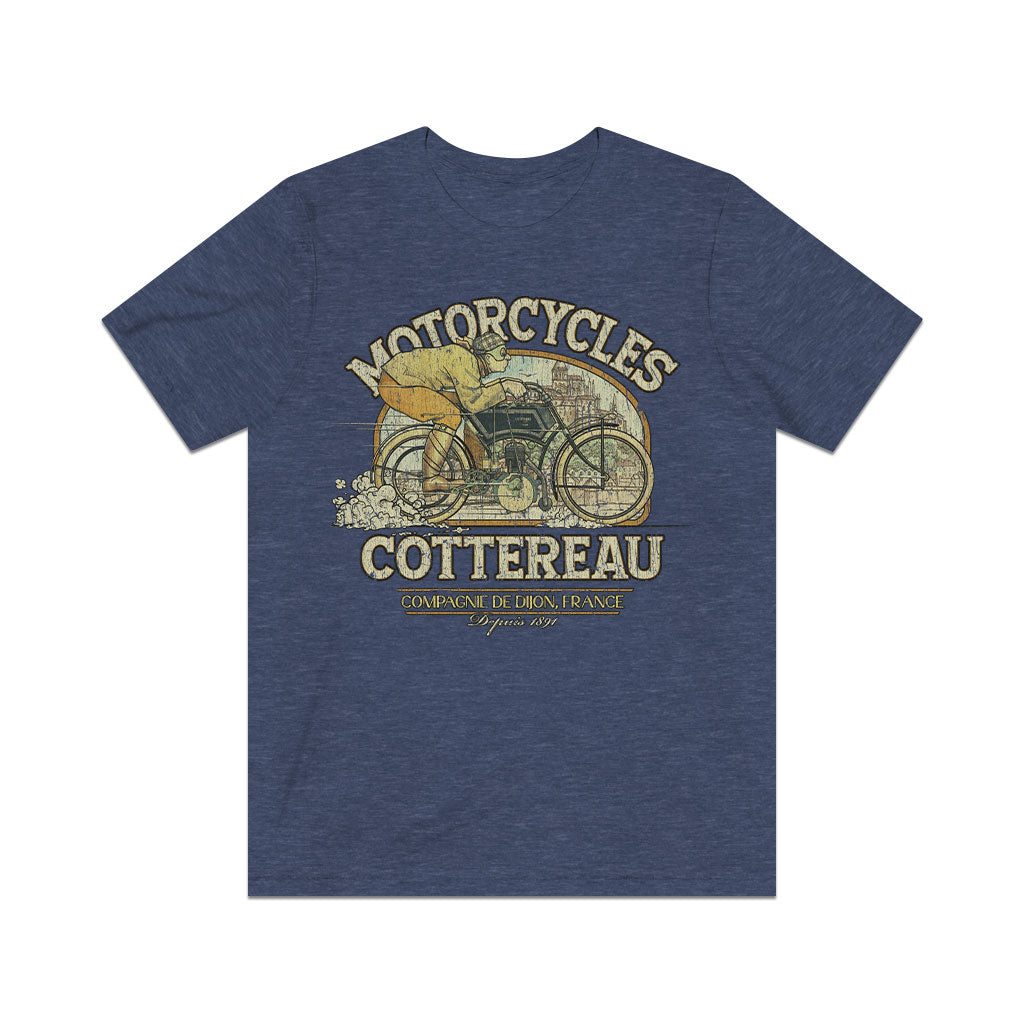 Motorcycles Cottereau 1891 Vintage Men's T-Shirt